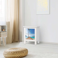 Selbstklebende Folie Caribbean - IKEA Hemnes Kommode 2 Schubladen - Wohnzimmer