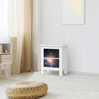 Selbstklebende Folie Sunrise - IKEA Hemnes Kommode 2 Schubladen - Wohnzimmer