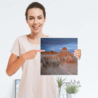 Selbstklebende Folie Outback Australia - IKEA Kallax Regal 1 Türe - Folie