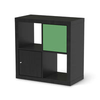 Selbstklebende Folie Grün Light - IKEA Kallax Regal 1 Türe - schwarz