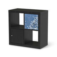 Selbstklebende Folie Spring Tree - IKEA Kallax Regal 1 Türe - schwarz