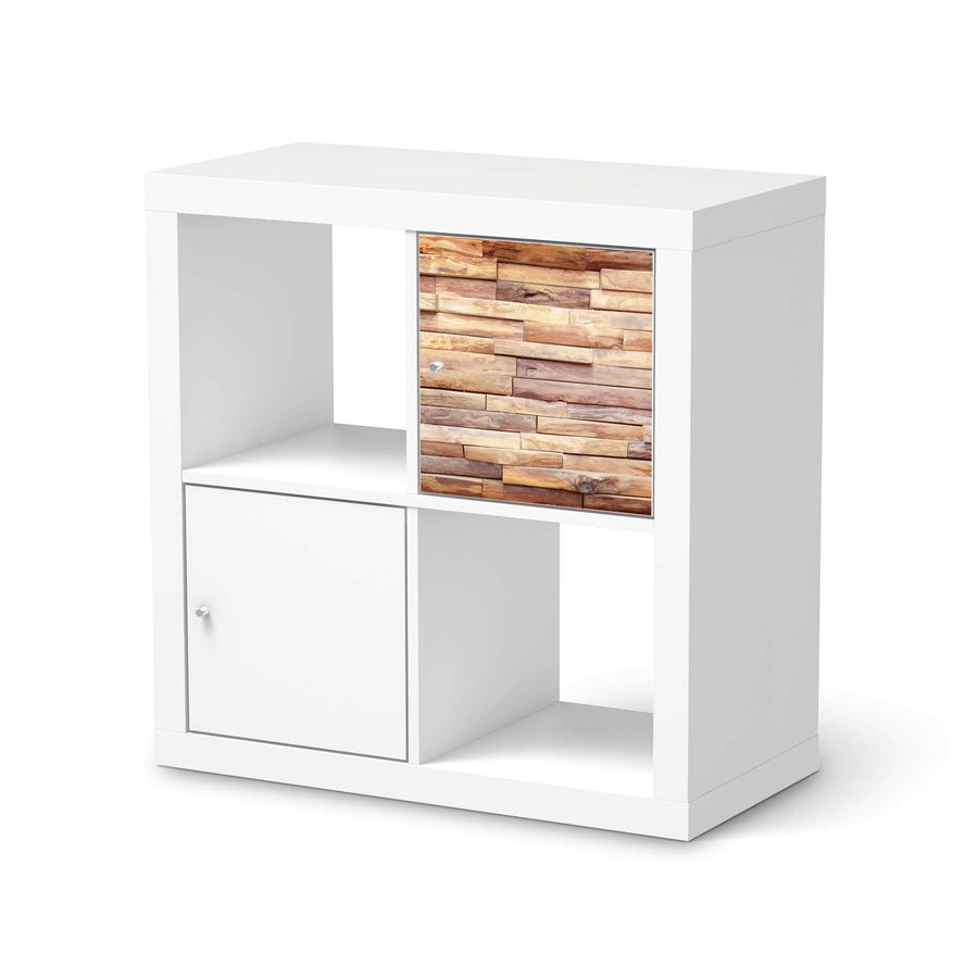Selbstklebende Folie Artwood - IKEA Kallax Regal 1 Türe  - weiss