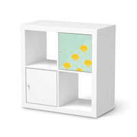 Selbstklebende Folie Spring - IKEA Kallax Regal 1 Türe  - weiss