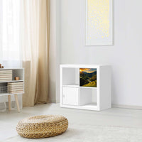 Selbstklebende Folie Reisterrassen - IKEA Kallax Regal 1 Türe - Wohnzimmer