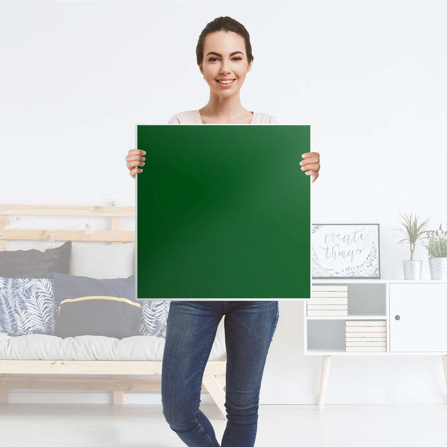 Selbstklebende Folie Grün Dark - IKEA Lack Tisch 78x78 cm - Folie