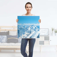 Selbstklebende Folie Himalaya - IKEA Lack Tisch 78x78 cm - Folie