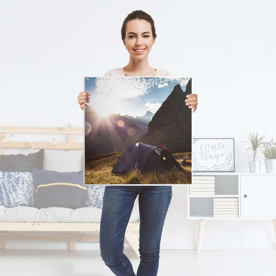 Selbstklebende Folie Into the Wild - IKEA Lack Tisch 78x78 cm - Folie