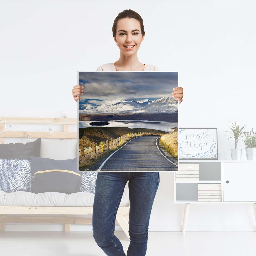 Selbstklebende Folie New Zealand - IKEA Lack Tisch 78x78 cm - Folie