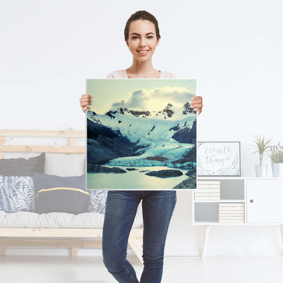 Selbstklebende Folie Patagonia - IKEA Lack Tisch 78x78 cm - Folie