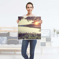 Selbstklebende Folie Seaside Dreams - IKEA Lack Tisch 78x78 cm - Folie