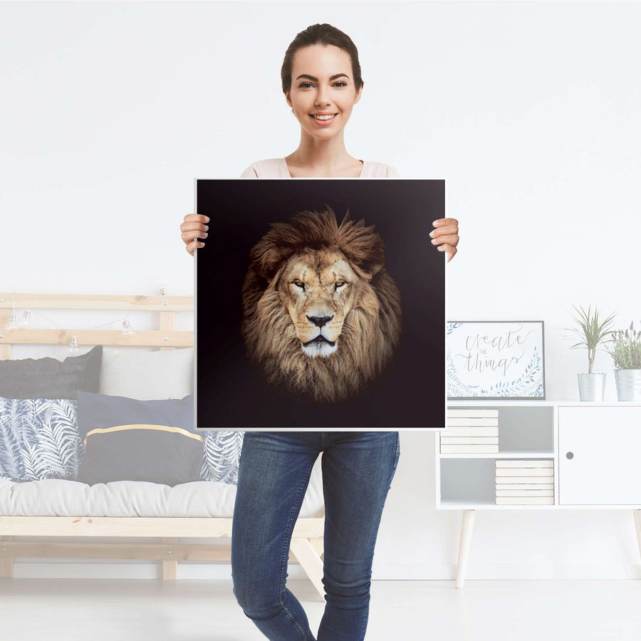Selbstklebende Folie Wild Eyes - IKEA Lack Tisch 78x78 cm - Folie
