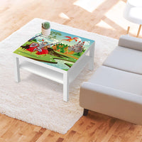 Selbstklebende Folie Fairytale - IKEA Lack Tisch 78x78 cm - Kinderzimmer