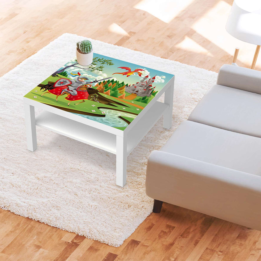 Selbstklebende Folie Fairytale - IKEA Lack Tisch 78x78 cm - Kinderzimmer