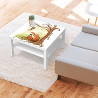 Selbstklebende Folie Füchse - IKEA Lack Tisch 78x78 cm - Kinderzimmer