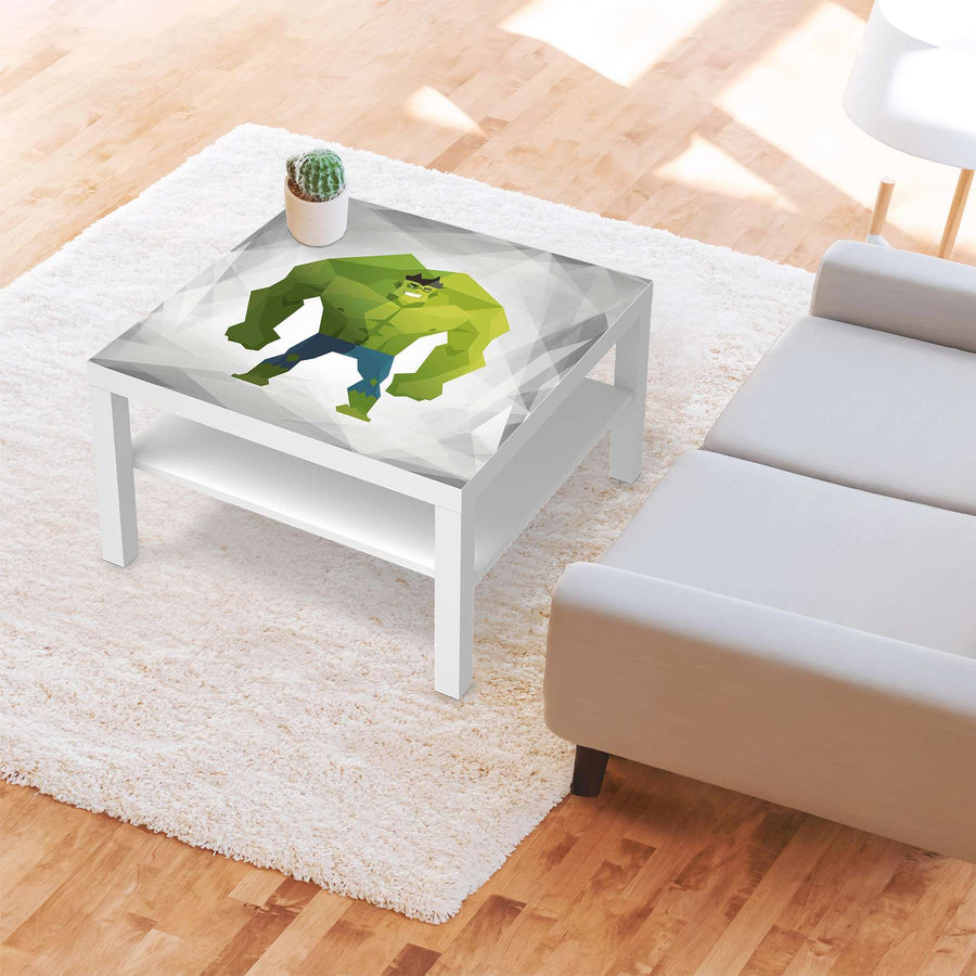 Selbstklebende Folie Mr. Green - IKEA Lack Tisch 78x78 cm - Kinderzimmer