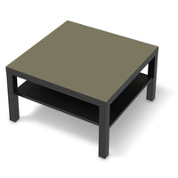 Selbstklebende Folie Braungrau Light - IKEA Lack Tisch 78x78 cm - schwarz