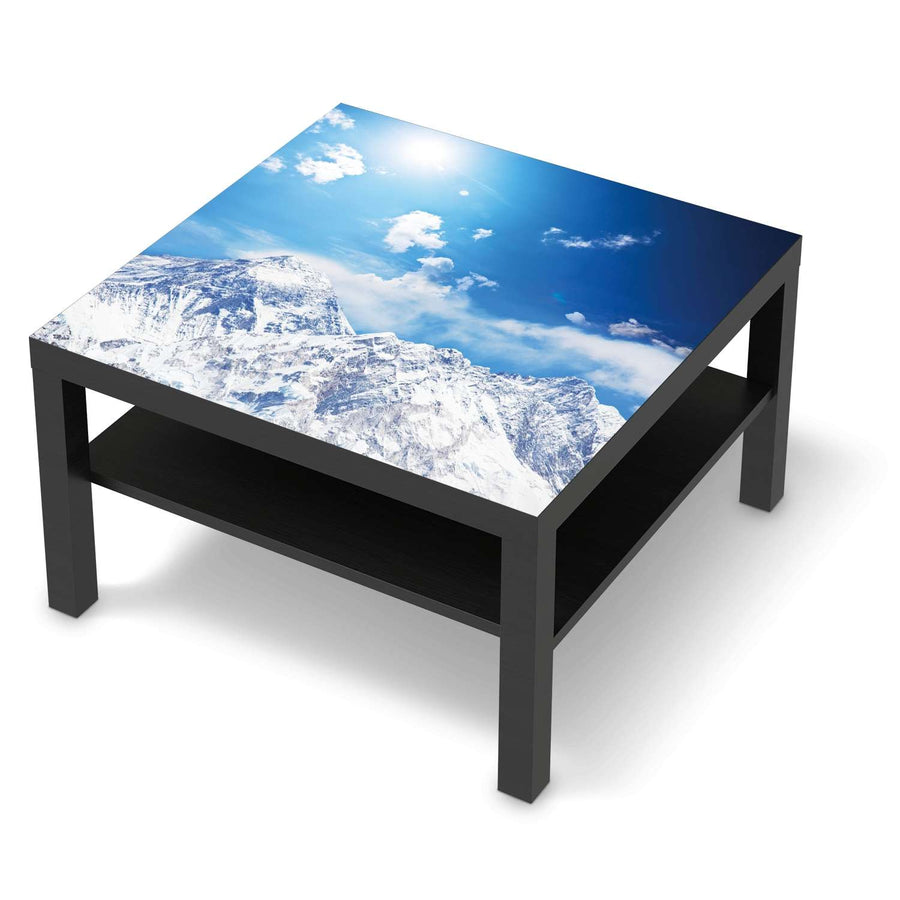 Selbstklebende Folie Everest - IKEA Lack Tisch 78x78 cm - schwarz