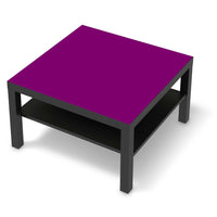 Selbstklebende Folie Flieder Dark - IKEA Lack Tisch 78x78 cm - schwarz