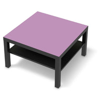 Selbstklebende Folie Flieder Light - IKEA Lack Tisch 78x78 cm - schwarz