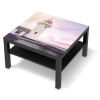 Selbstklebende Folie Lighthouse - IKEA Lack Tisch 78x78 cm - schwarz