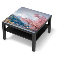 Selbstklebende Folie Mount Fuji - IKEA Lack Tisch 78x78 cm - schwarz