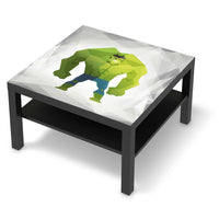 Selbstklebende Folie Mr. Green - IKEA Lack Tisch 78x78 cm - schwarz