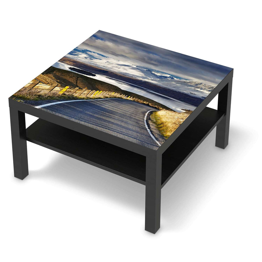 Selbstklebende Folie New Zealand - IKEA Lack Tisch 78x78 cm - schwarz