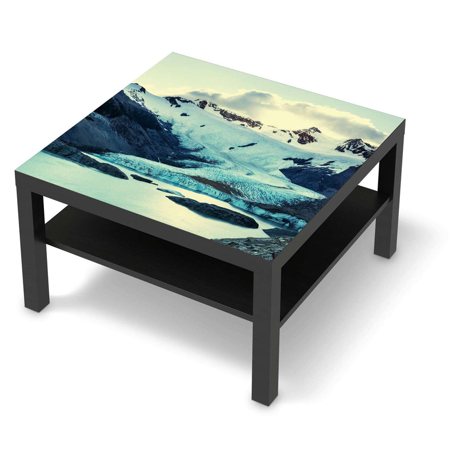 Selbstklebende Folie Patagonia - IKEA Lack Tisch 78x78 cm - schwarz