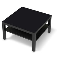 Selbstklebende Folie Schwarz - IKEA Lack Tisch 78x78 cm - schwarz