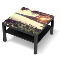 Selbstklebende Folie Seaside Dreams - IKEA Lack Tisch 78x78 cm - schwarz