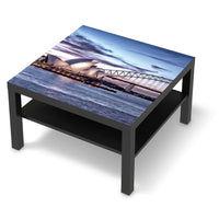 Selbstklebende Folie Sydney - IKEA Lack Tisch 78x78 cm - schwarz