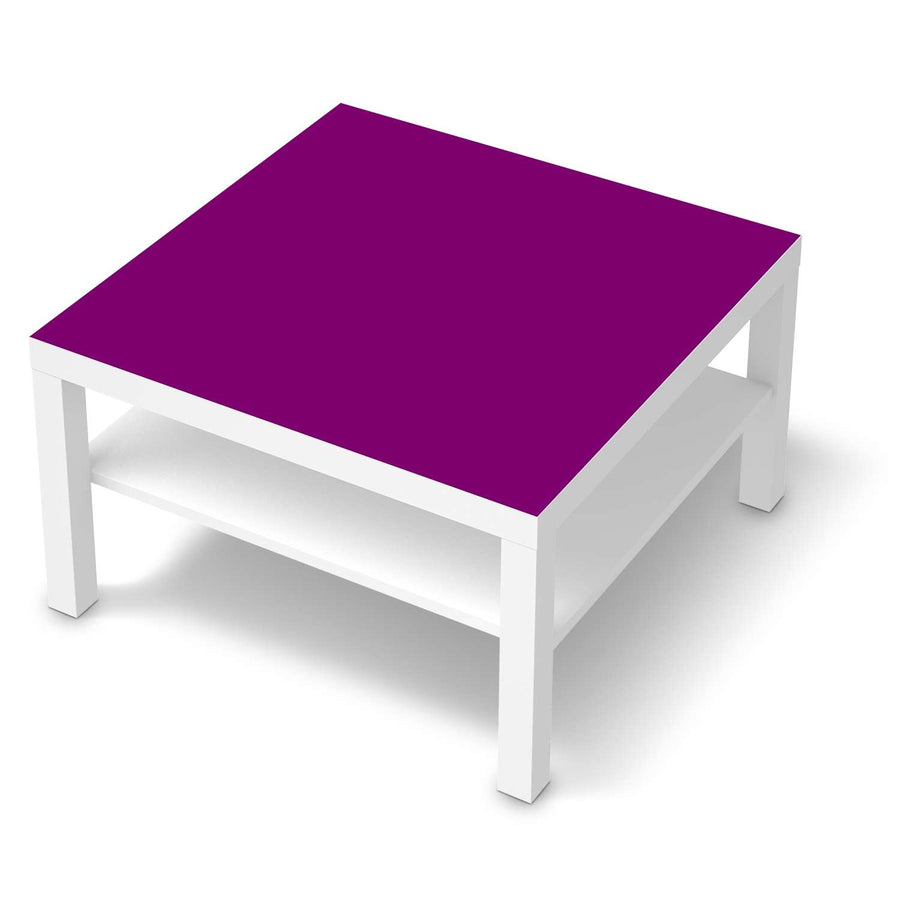 Selbstklebende Folie Flieder Dark - IKEA Lack Tisch 78x78 cm - weiss
