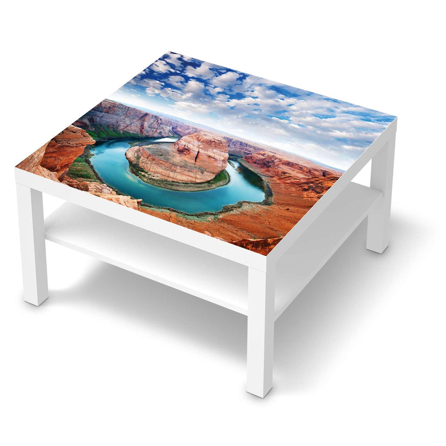 Selbstklebende Folie Grand Canyon - IKEA Lack Tisch 78x78 cm - weiss