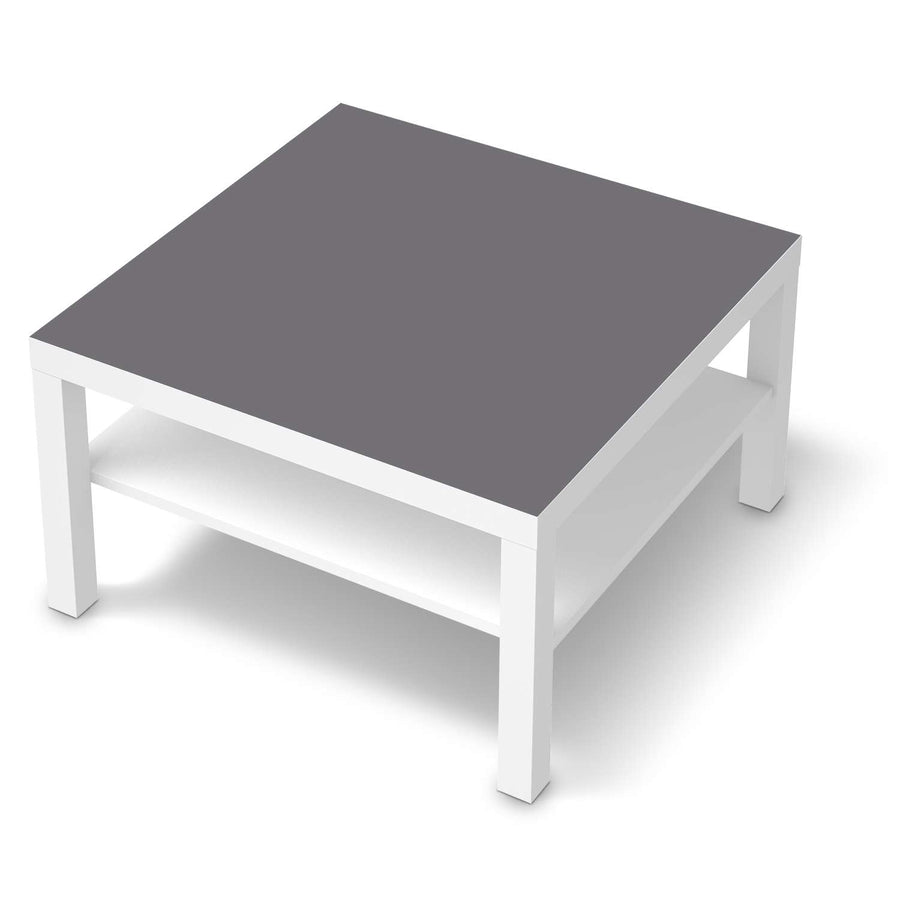 Selbstklebende Folie Grau Light - IKEA Lack Tisch 78x78 cm - weiss