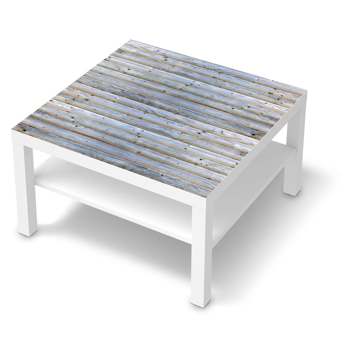 Selbstklebende Folie Greyhound - IKEA Lack Tisch 78x78 cm - weiss
