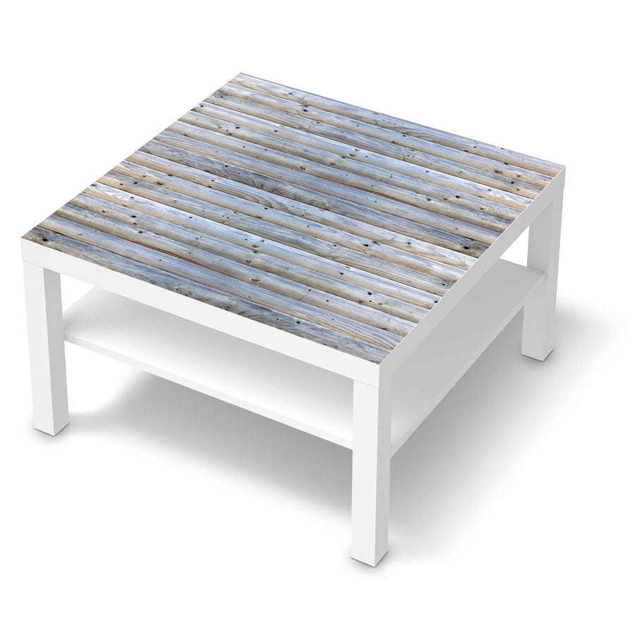 Selbstklebende Folie Greyhound - IKEA Lack Tisch 78x78 cm - weiss