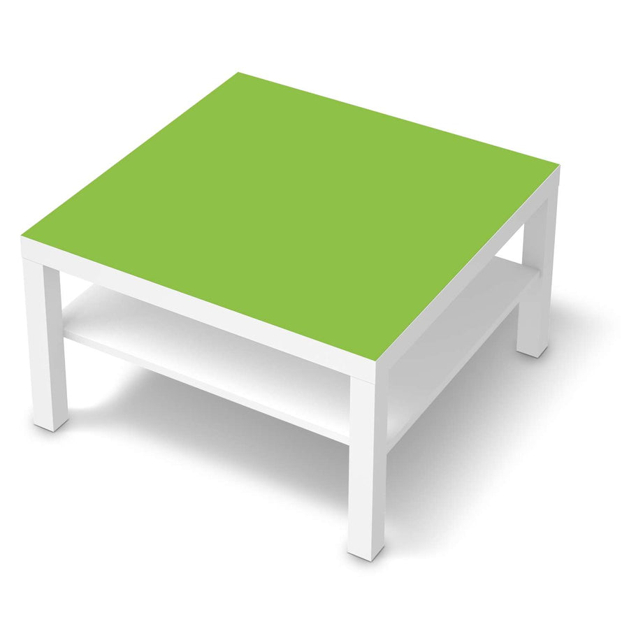 Selbstklebende Folie Hellgrün Dark - IKEA Lack Tisch 78x78 cm - weiss