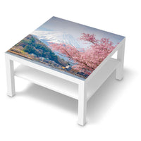 Selbstklebende Folie Mount Fuji - IKEA Lack Tisch 78x78 cm - weiss