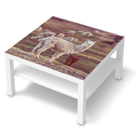 Selbstklebende Folie Pako - IKEA Lack Tisch 78x78 cm - weiss