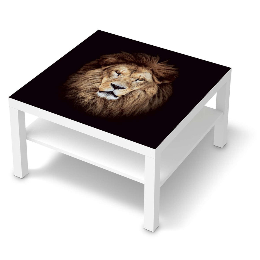 Selbstklebende Folie Wild Eyes - IKEA Lack Tisch 78x78 cm - weiss
