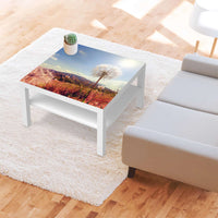 Selbstklebende Folie Dandelion - IKEA Lack Tisch 78x78 cm - Wohnzimmer