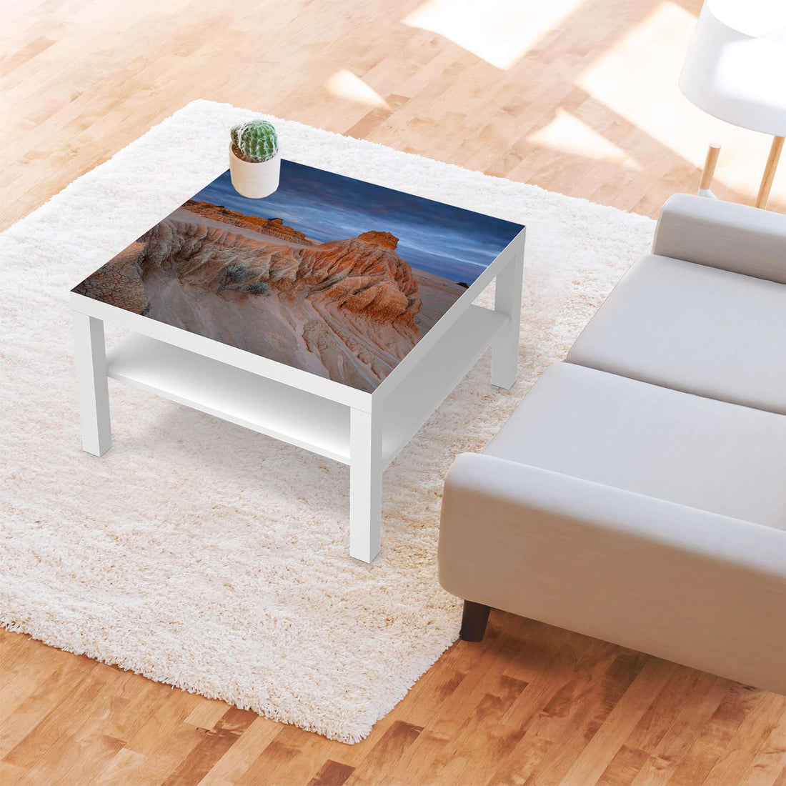 Selbstklebende Folie Outback Australia - IKEA Lack Tisch 78x78 cm - Wohnzimmer