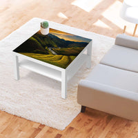 Selbstklebende Folie Reisterrassen - IKEA Lack Tisch 78x78 cm - Wohnzimmer