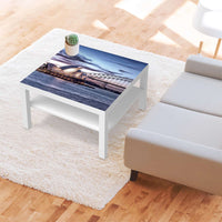 Selbstklebende Folie Sydney - IKEA Lack Tisch 78x78 cm - Wohnzimmer