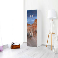 Selbstklebende Folie Outback Australia - IKEA Stuva / Fritids kombiniert - 2 große Türen und 2 kleine Türen - Kinderzimmer
