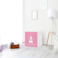Selbstklebende Folie Dalai Llama - IKEA Stuva / Fritids Schrank - 2 kleine Türen - Kinderzimmer