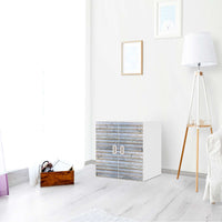 Selbstklebende Folie Greyhound - IKEA Stuva / Fritids Schrank - 2 kleine Türen - Kinderzimmer