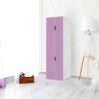 Selbstklebende Folie Flieder Light - IKEA Stuva kombiniert - 2 große Türen und 2 kleine Türen (Kombination 2) - Wohnzimmer