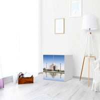 Selbstklebende Folie Taj Mahal - IKEA Stuva Schrank - 2 kleine Türen - Wohnzimmer
