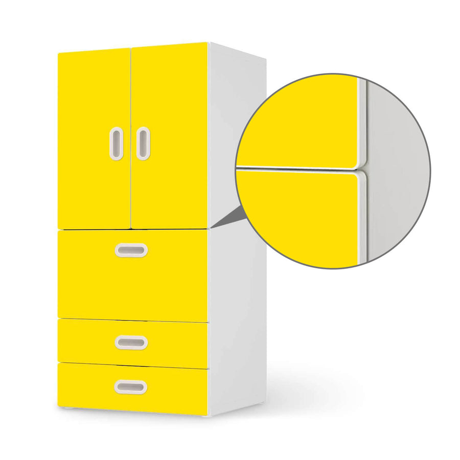 Klebefolie Möbel IKEA Stuva Fritids Ausschnitt Kante